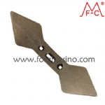M0095 Forged Cultivator point Boron steel front MFC14