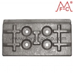 M0019 Forged Steel track pad shoe