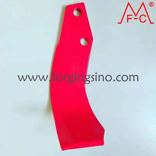 Rotary mower tiller vertical blade knife