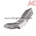 M0036 Forged Cultivator Shank teeth double tine
