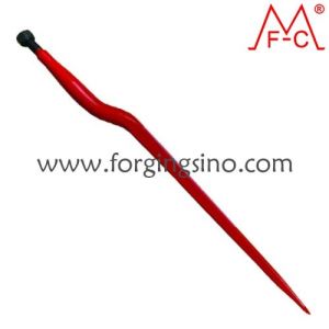 M0090 Forged hay bale spear-cranked square profile 36*825mm
