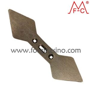 M0095 Forged Cultivator point Boron steel front MFC14