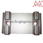 Forged tie plate for railway MFC8