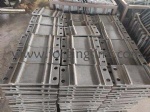 Forged tie plate of railway-mass production