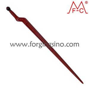 M0121 Forged cranked loader tine H profile 36*810