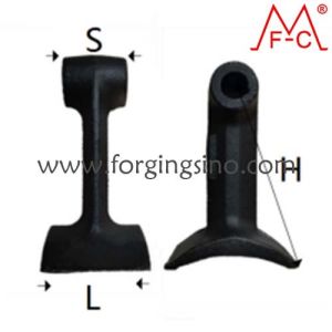 M0344 Forged hammer blade of Mulcher