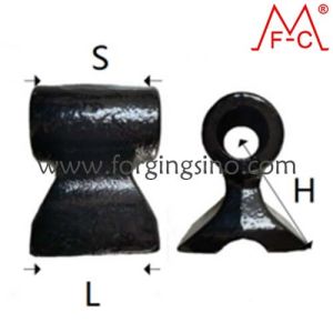 M0345 Forged hammer blade of Mulcher