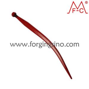 M0400 Forged curved square loader tine 36*600