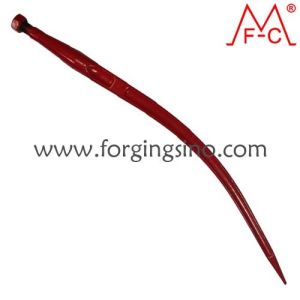 M0404 Forged curved tine prong V profile 37*770