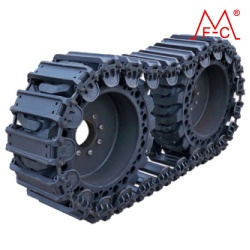 M0488 steel OTT Over Tire Tracks for skid steer loader